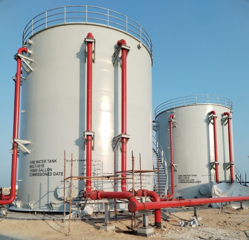 Design & Fabrication of Shop Fabricated Tanks (Aramco approved)